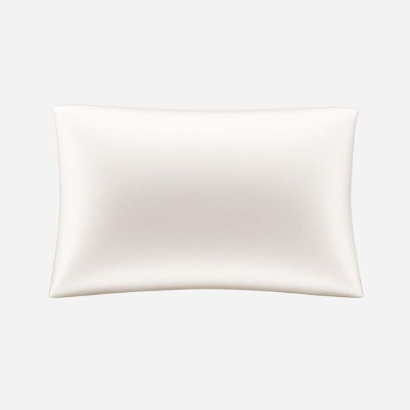 CAT IN BED VEGAN Шовкова наволочка з віскози, айворі