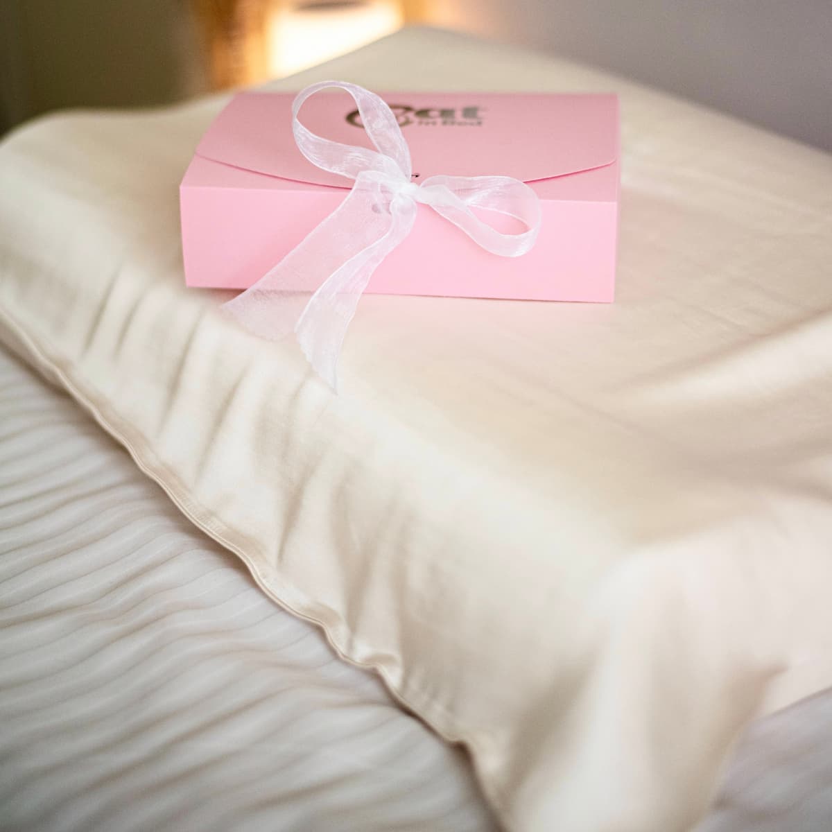 CAT IN BED VEGAN Шовкова наволочка з віскози, айворі - 5