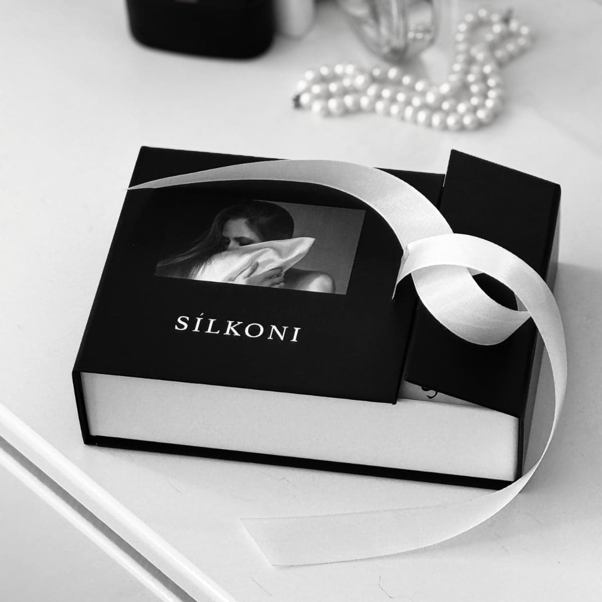 SILKONI Шовкова наволочка Mulberry, світло-блакитний - 7