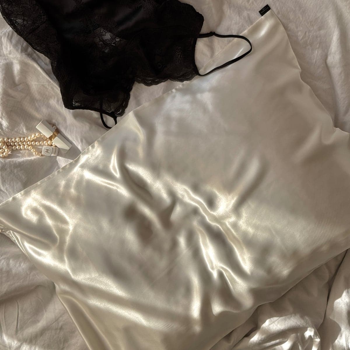 SILKONI Шовкова наволочка Mulberry, айворі - 3