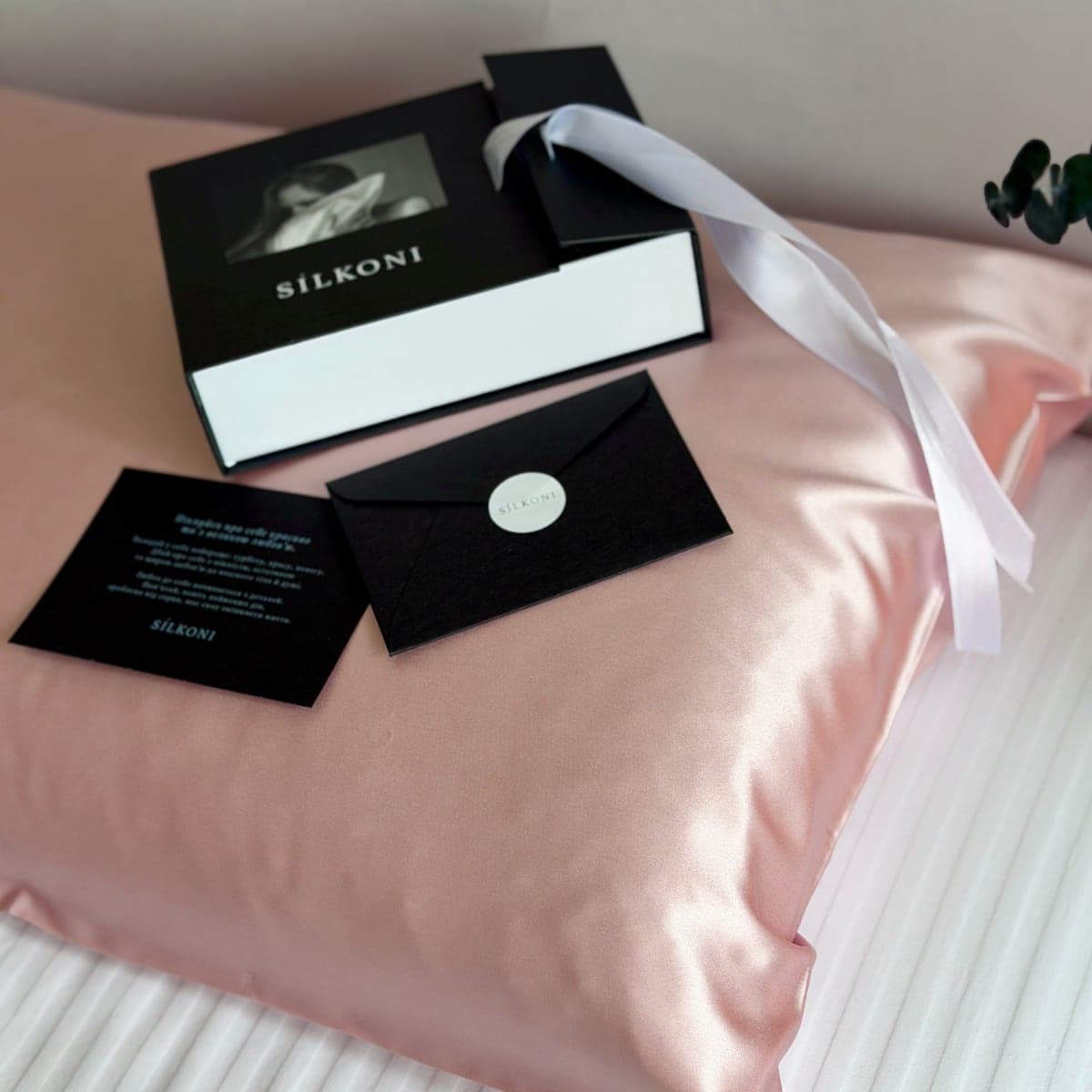 SILKONI Шовкова наволочка Mulberry, рожевий - 4