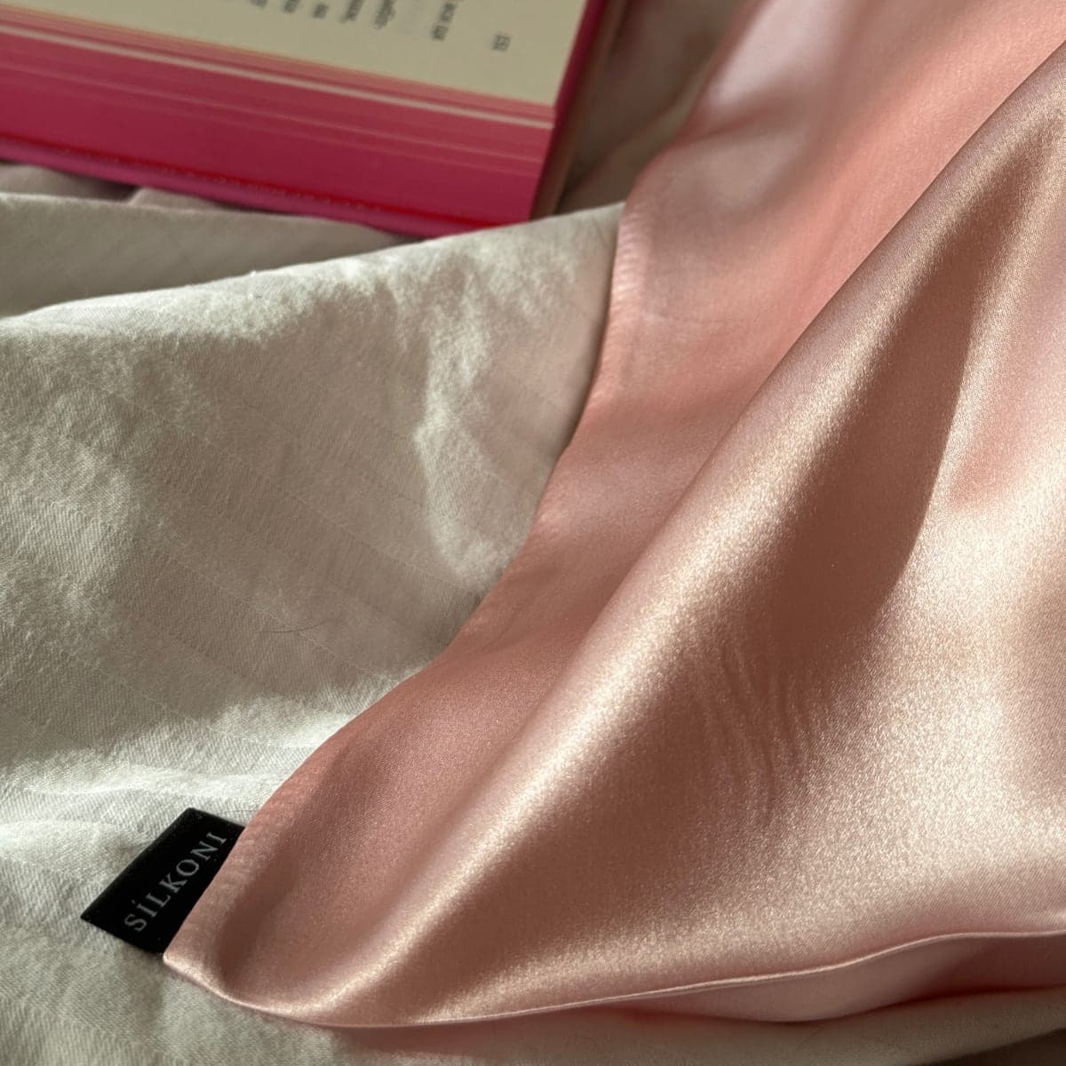 SILKONI Шовкова наволочка Mulberry, рожевий - 6