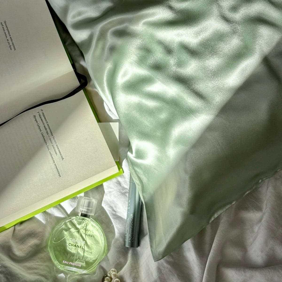 SILKONI Шовкова наволочка Mulberry, трав'яний - 6